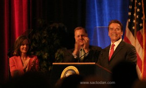 Gov. Schwarzenegger at the CAGOP Convention 