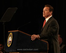 Gov. Schwarzenegger at the CAGOP Convention